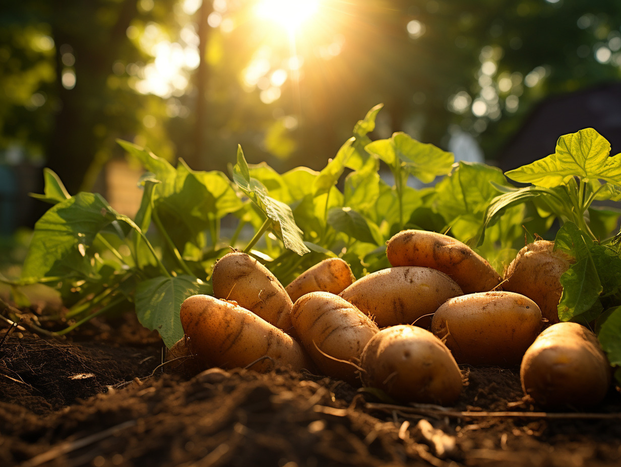 rendement patate douce au mètre carré : optimisez votre potager  mot à renseigner :  potager  +  patate douce