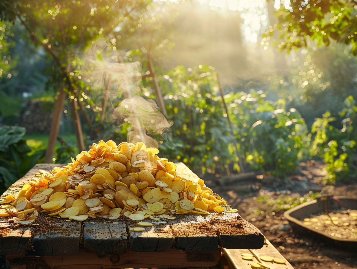 pommes de terre compost
