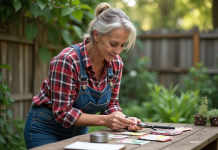 Graine reproductible : comment vérifier sa qualité et son authenticité ? Femme examinant des graines dans un jardin rustique