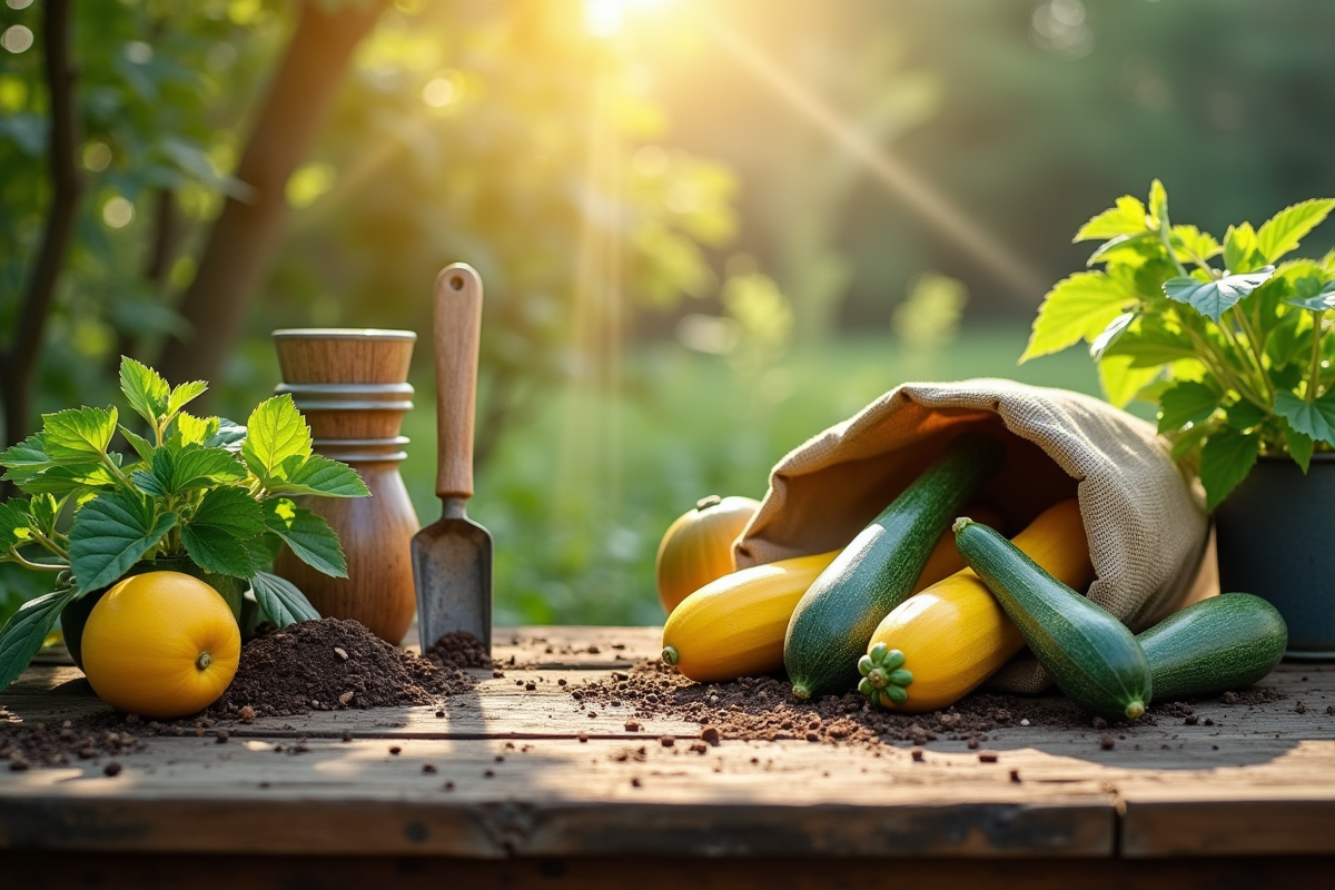 courgettes abondantes