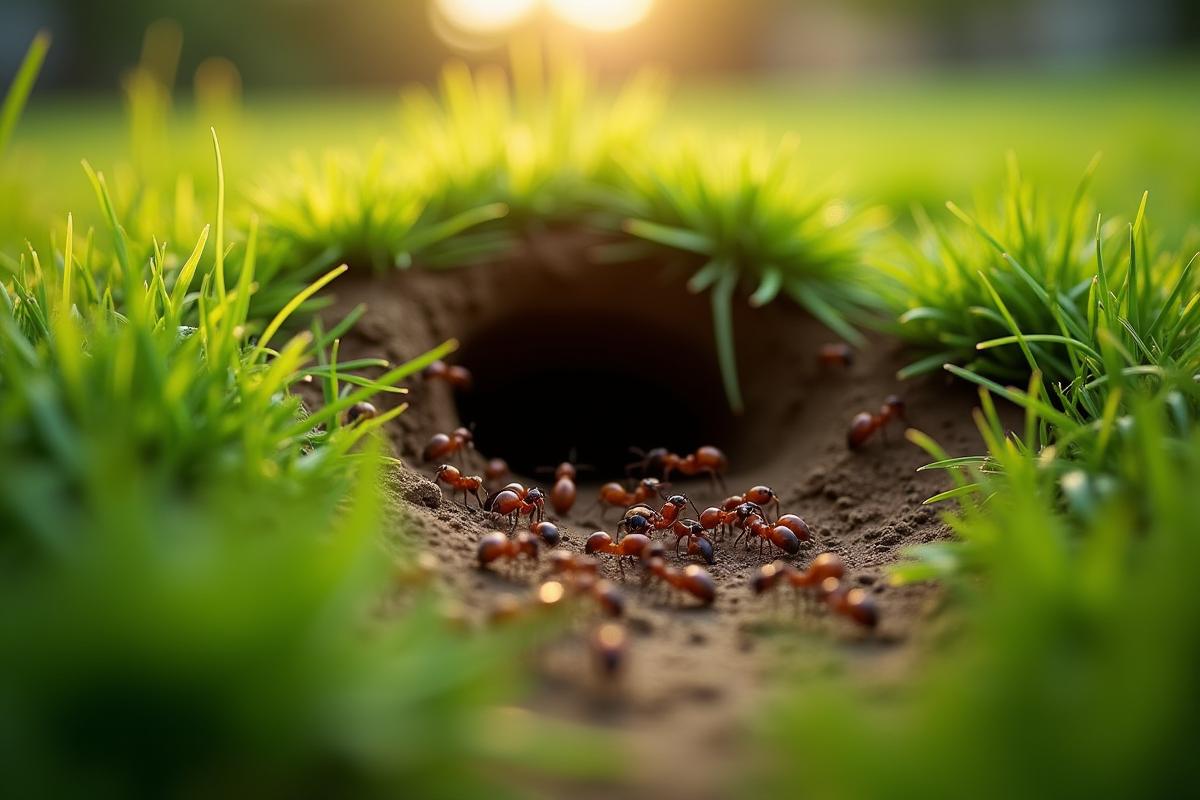 fourmis jardin